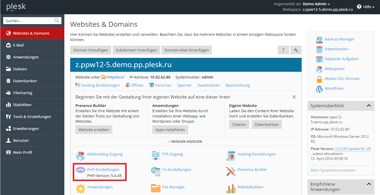 PHP_Settings