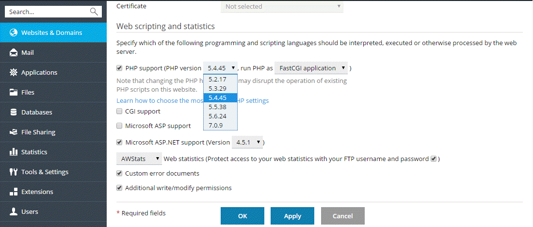 PHP_version