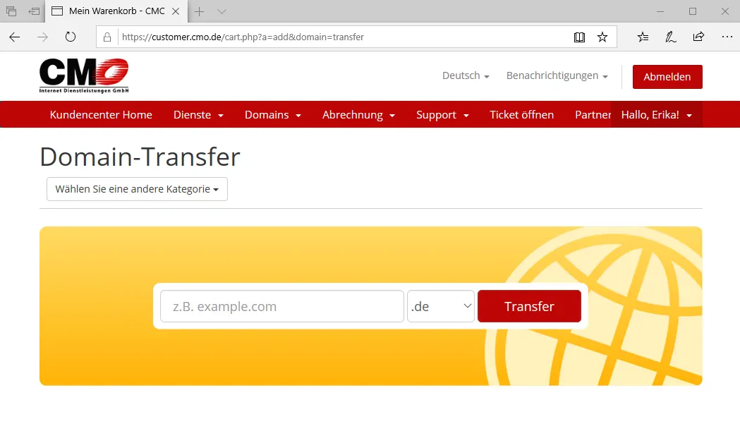 7-kb-domain ransfer